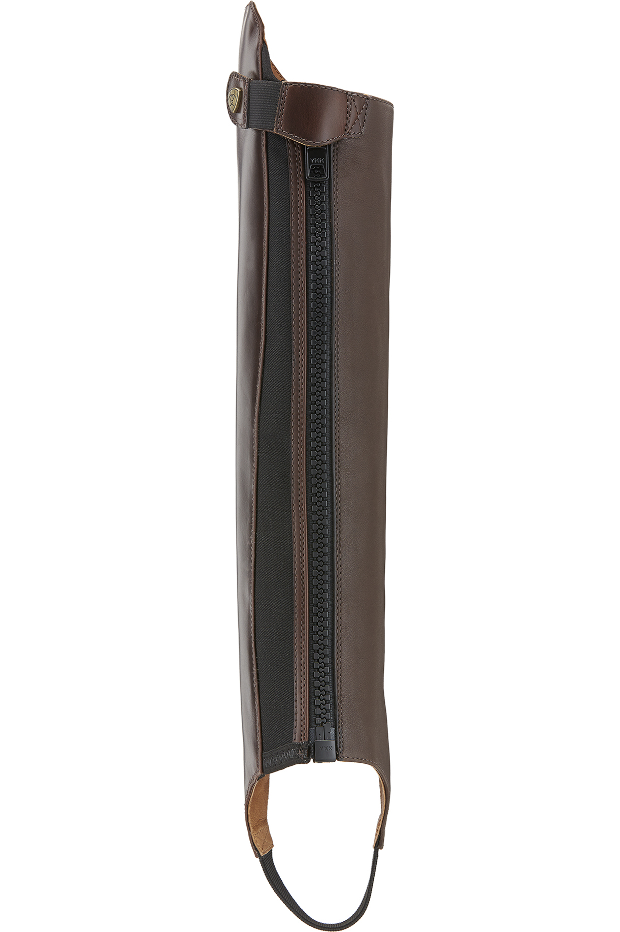 Chaps En Cuir Lisse Ariat Concord - Couleur Chocolat, Taille XXS, Neuf Avec étiquettes